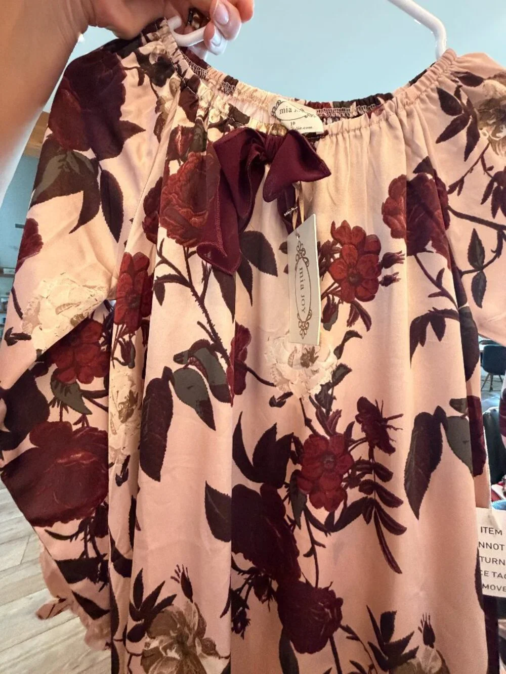 Mia Joy Floral Nightgown – NWT (New With Tags) - BLUSH FLORAL